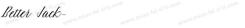 Better Jack字体转换